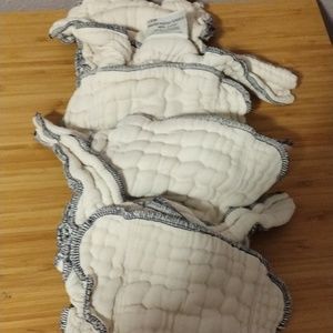 4 Nicki's Diapers large fitted cloth diapers